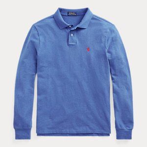 Ralph Lauren LS Custom Slim Mesh Polo Shirt NWT